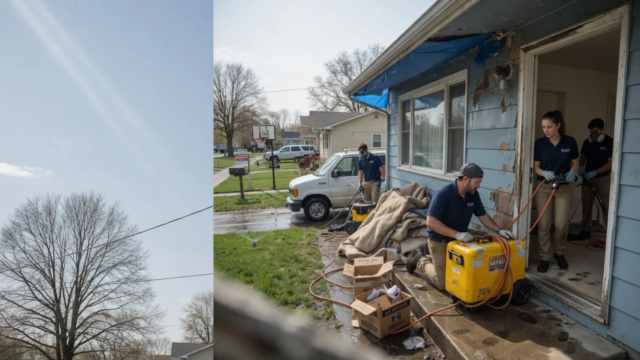 Basement Flood Cleanup in Mott, ND near me
